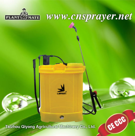 Battery Powered Backpack Sprayer Wide Mouth with Steel Wand and Brass Nozzle (HX-D18F)