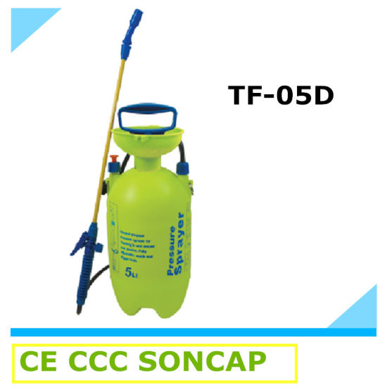 2016 New Design 5liter Plastic Garden Plant Air Pressure Manual Sprayer (TF-05D)