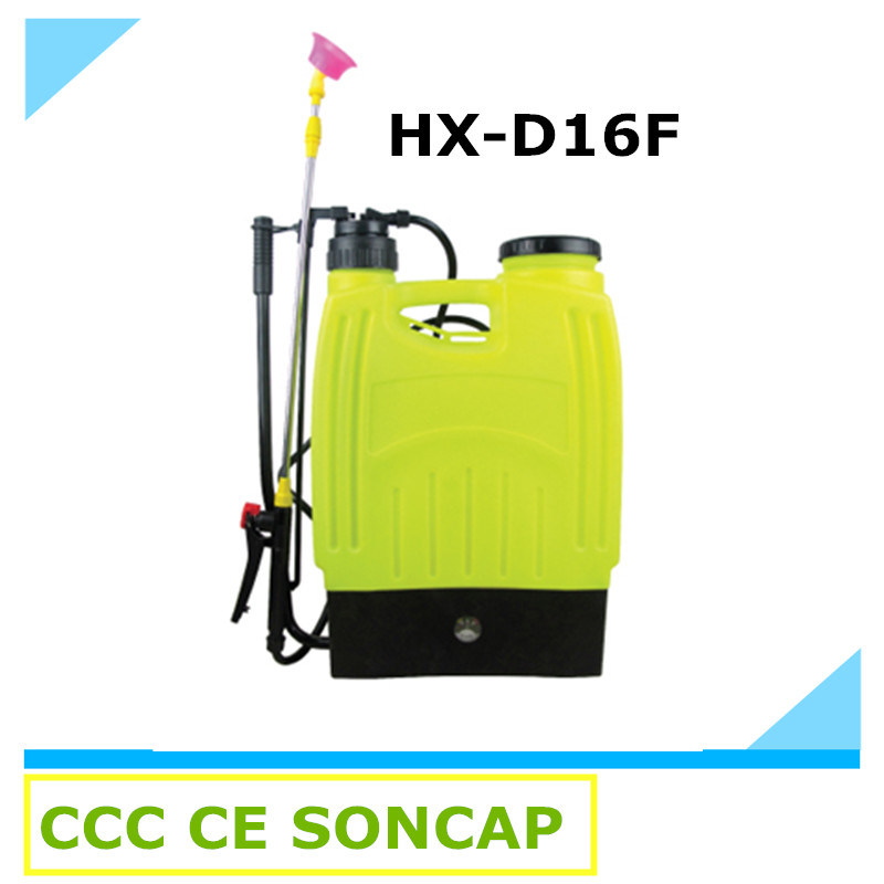 2 in 1 16liter Knapsack Electric Agricultural Power Sprayer Machine Price (HX-D16F)