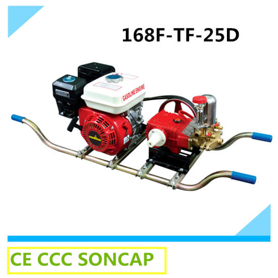 Gasoline Engine with Plunger Pump Agrden Power Sprayer (168F-TF-25D)