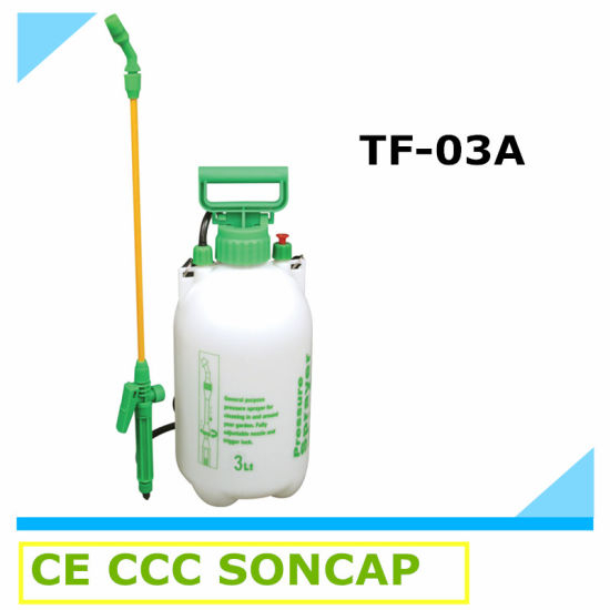 3 Liter Small Plastic Knapsack Air Pressure Garden Sprayer (TF-03A)