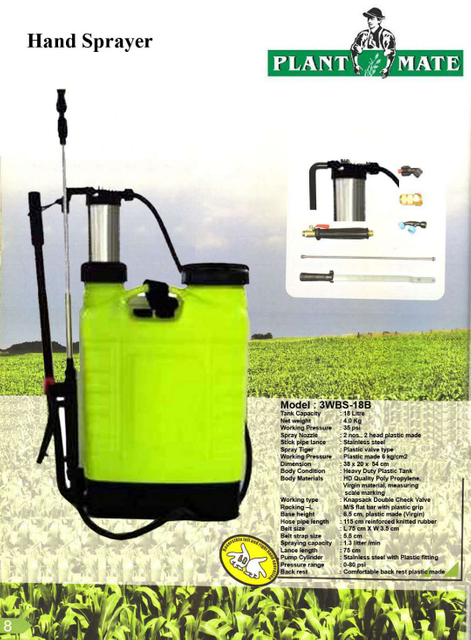 Special Heavy 18liter Hand Sprayer 